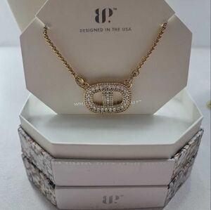 BP Gold and Silver Pendant Necklace